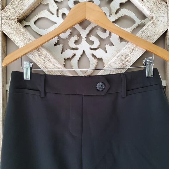 Soho Women's Petite Center Seam Faux Button Straight Pencil Skirt in Black - Picture 2 of 4